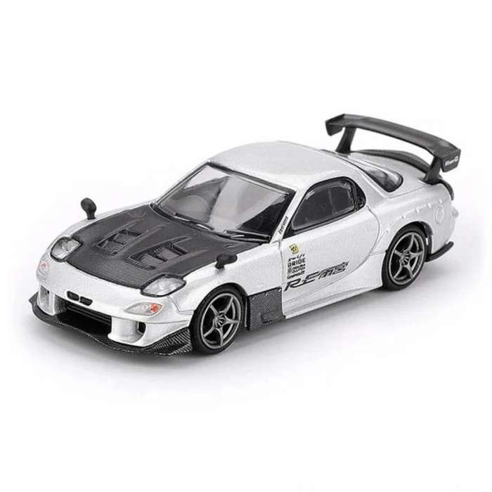 Mini GT 1/64 Mazda RX-7 RE-Amemiya Silver Metallic