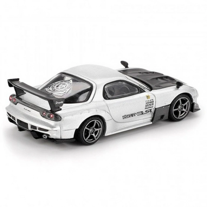 Mini GT 1/64 Mazda RX-7 RE-Amemiya Silver Metallic