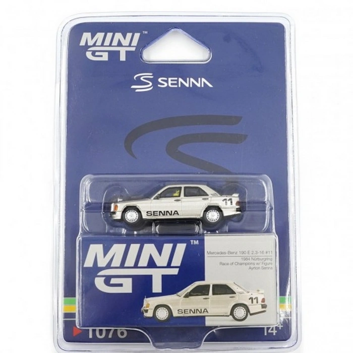 Mini GT 1/64 Mercedes Benz 190E Aytron Senna Blister Paket