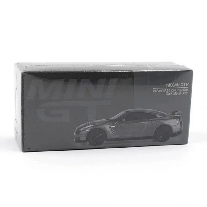 Mini GT 1/64 NISSAN GT-R 2013 Dark Metal Gray(NISMO R35 CRS Version)