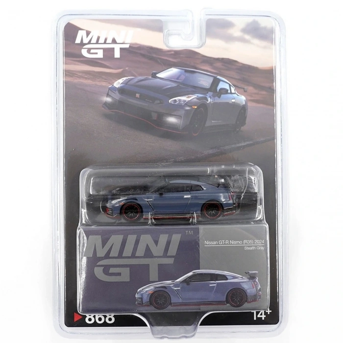 Mini GT 1/64 Nissan GT R Nismo R35 Stealth Gray