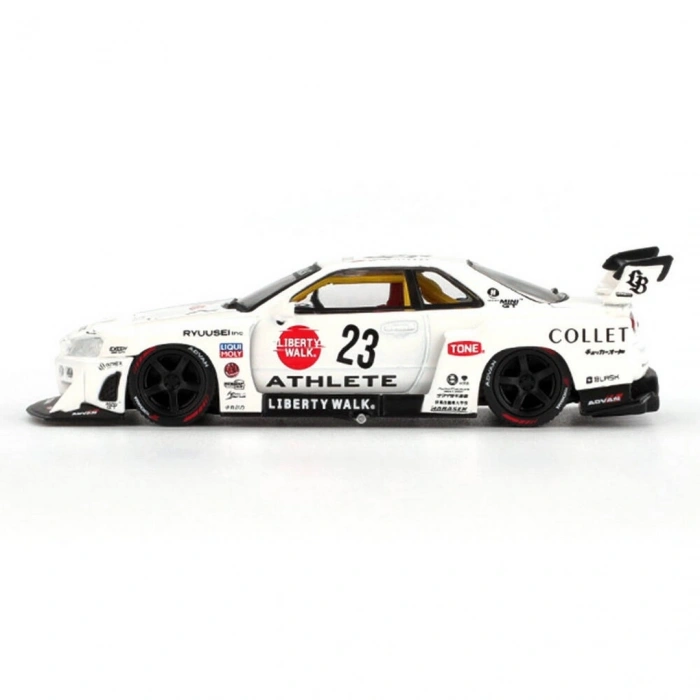 Mini GT 1/64 Nissan LB-ER34 Super Silhouette ATHLETE/COLLET Blister Paket