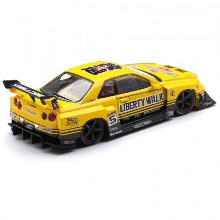 Mini GT 1/64 Nissan LB-ER34 Super Silhouette SKYLINE Sport Yellow