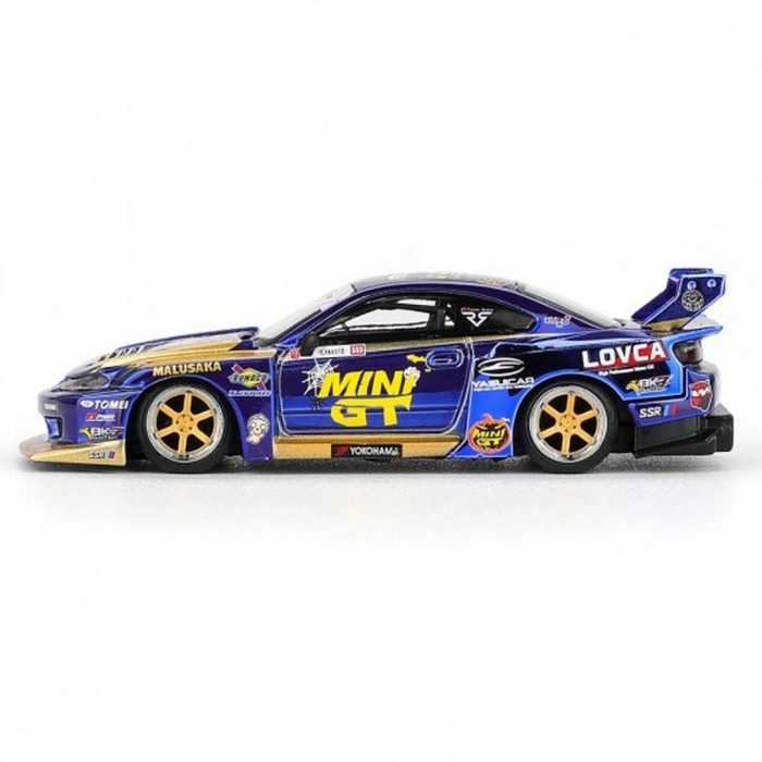 Mini GT 1/64 Nissan LB-Super Silhouette S15 SILVIA Team MINI GT Liberty Walk 2025 Formula Drift Halloween Special