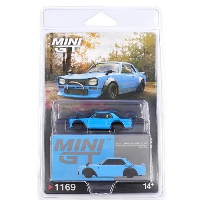 Mini GT 1/64 Nissan LBWorks HAKOSUKA Baby Blue - Blister Paket