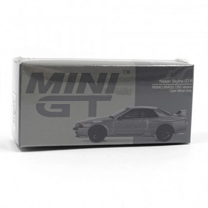 Mini GT 1/64 Nissan Skyline GT-R (NISMO BNR32 CRS Version) Dark Metal Gray