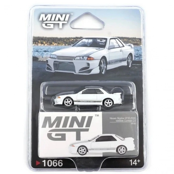 Mini Gt 1/64 Nissan Skyline GT R R32 Veilside Combat White Blister Paket