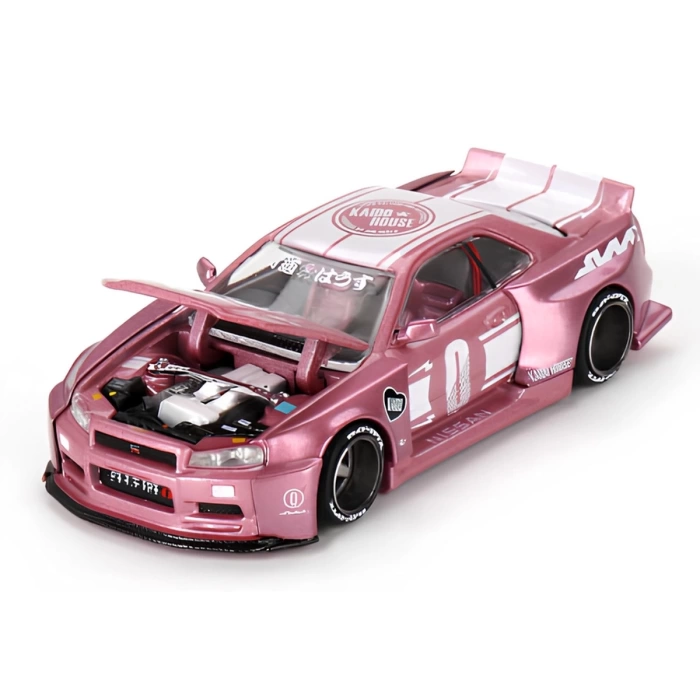 Mini GT 1/64 Nissan Skyline GT-R (R34) KAIDO RACING FACTORY V1