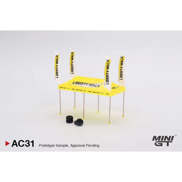 Mini GT 1/64 Paddock Service Tent Set - LB Racing