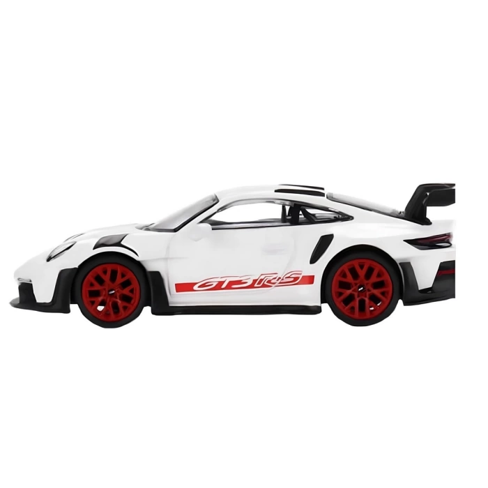 Mini GT 1/64 Porsche 911 (992) GT3 RS Weissach Package White with Pyro Red