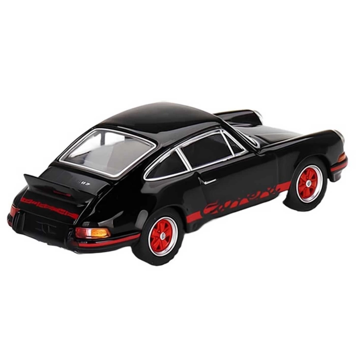 Mini Gt 1:64 Porsche 911 Carrera RS 2.7 Black with Red Livery