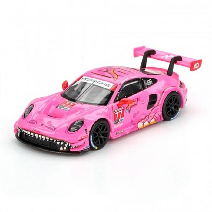 Mini GT 1/64 Porsche 911 GT3 R AO Racing 2024 IMSA ROAD AMERICA