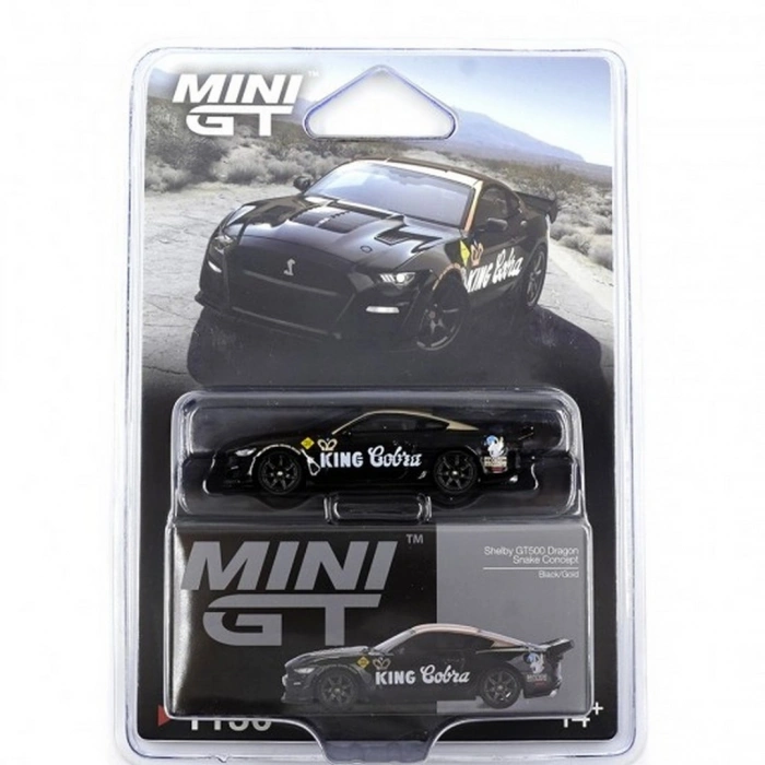 Mini GT 1/64 Shelby GT500 Dragon Snake Concept Black Gold