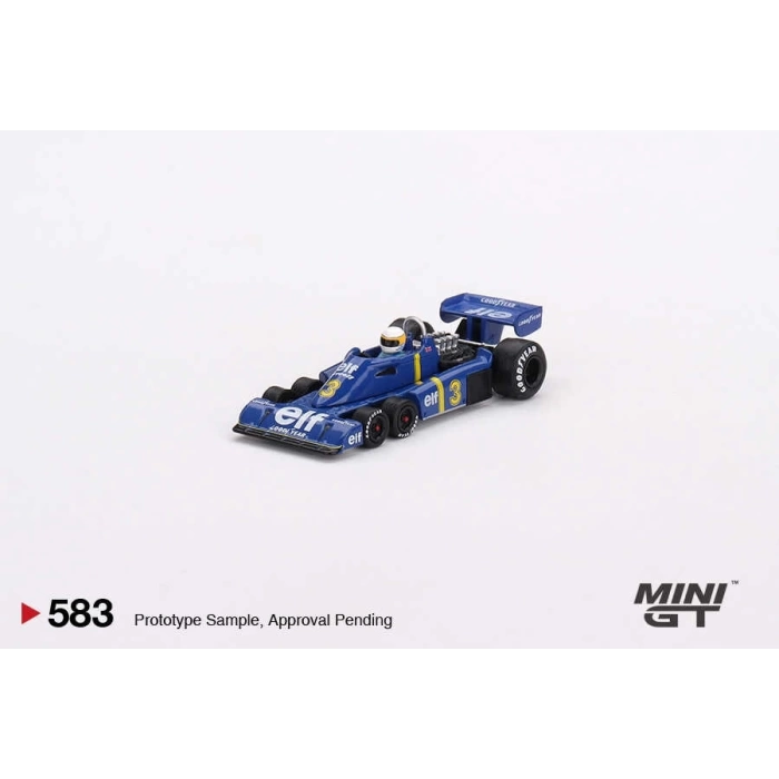 Mini GT 1/64 Tyrrell P34 Jody Scheckter 1976 Swedish GP Winner