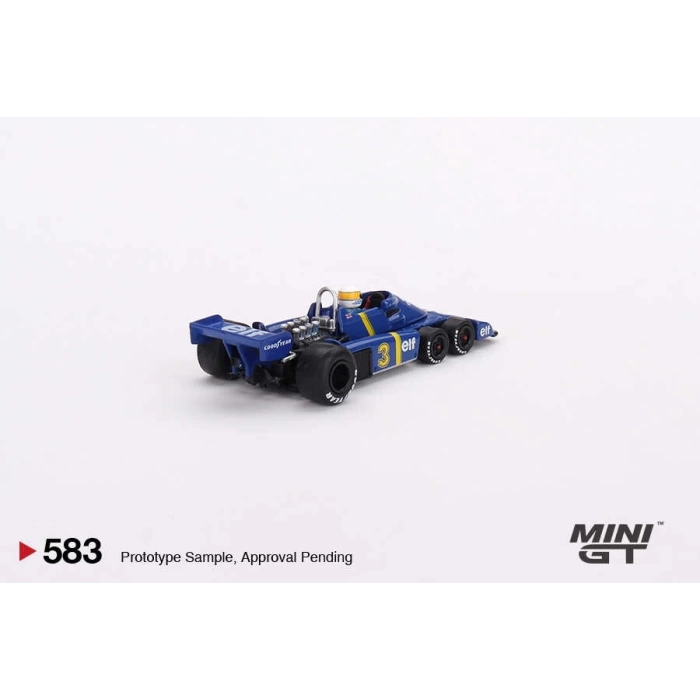 Mini GT 1/64 Tyrrell P34 Jody Scheckter 1976 Swedish GP Winner