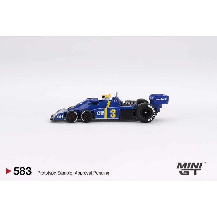 Mini GT 1/64 Tyrrell P34 Jody Scheckter 1976 Swedish GP Winner