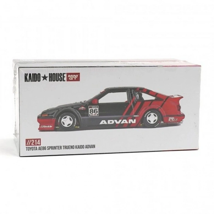 Mini GT x KaidoHouse 1/64 Toyota AE86 Sprinter Trueno Kaido ADVAN