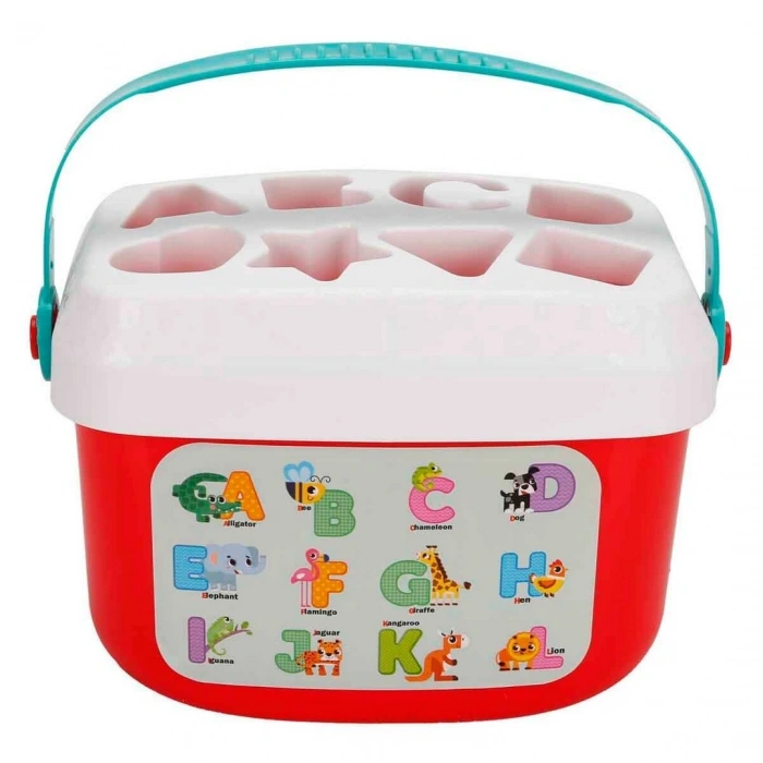 Minibo Harfler ve Şekiller Kovası 16 Parça