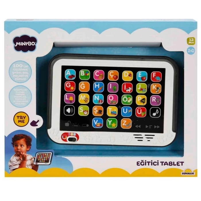 Minibo Sesli ve Işıklı Eğitici Tablet