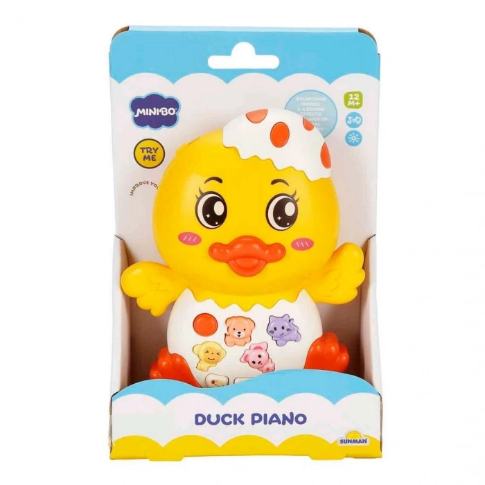 Minibo Sesli ve Işıklı Piyanolu Ördek