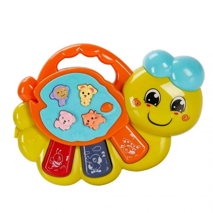 Minibo Sesli ve Işıklı Piyanolu Tırtıl