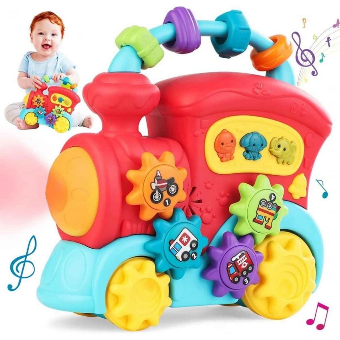 Minibo Sesli ve Işıklı Sevimli Aktivite Treni