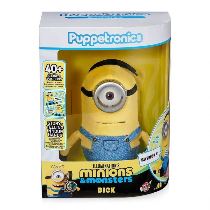 Minions Dick Elektronik Kukla 25 cm
