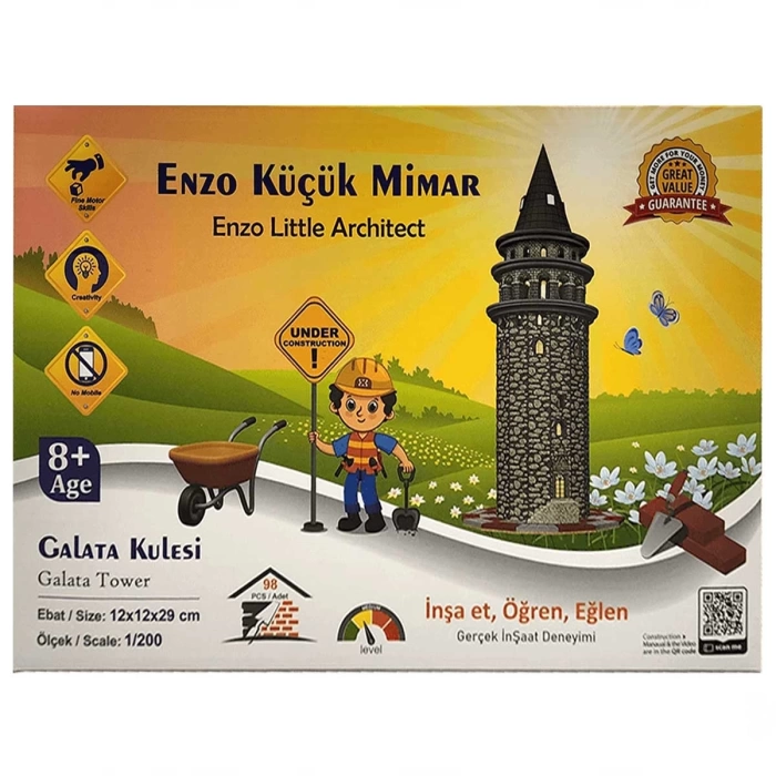 Minyatür Tuğla Galata Kulesi