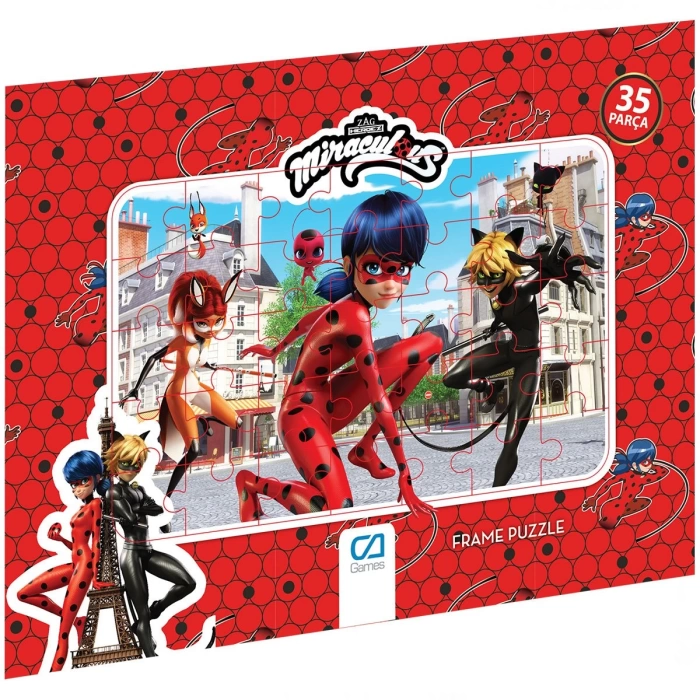 Miraculous 35 Parça Frame Puzzle