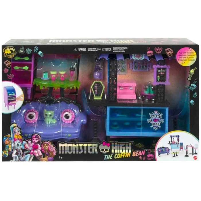 Monster High Coffin Bean Restoran Oyun Seti HHK65