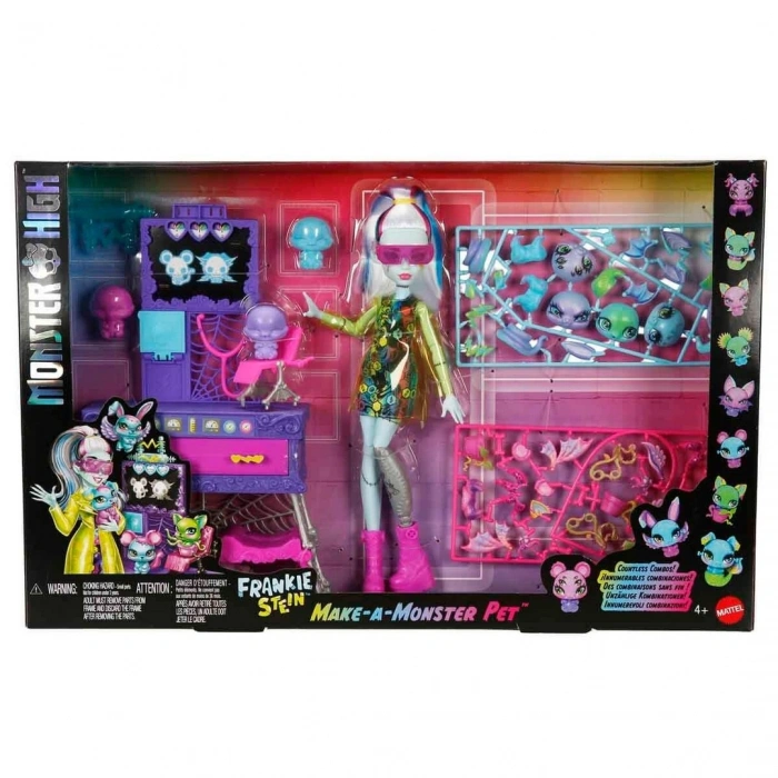 Monster High Frankie Stein Evcil Hayvan Laboratuvarı Oyun Seti