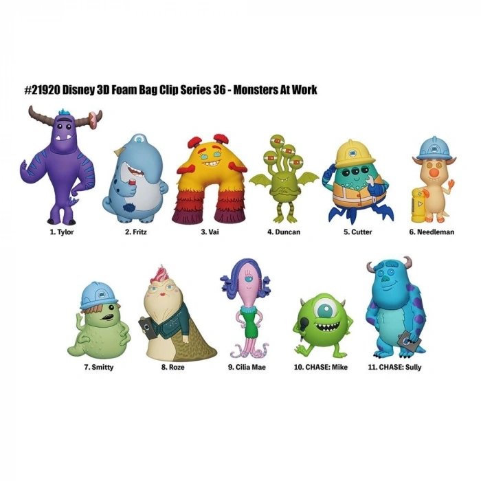Monsters at Work Klipsli Figür Seri 36