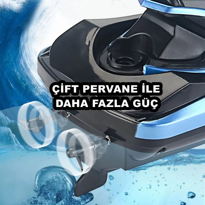 Motorboat 2.4 Ghz Kumandalı Full Fonksiyon Jet Ski