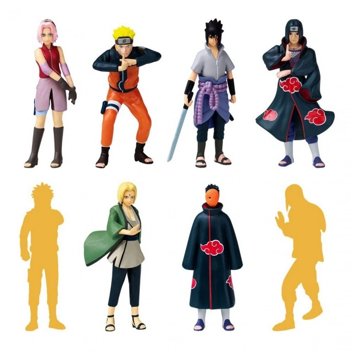 Naruto 8li Koleksiyon Figür Seti Model 1