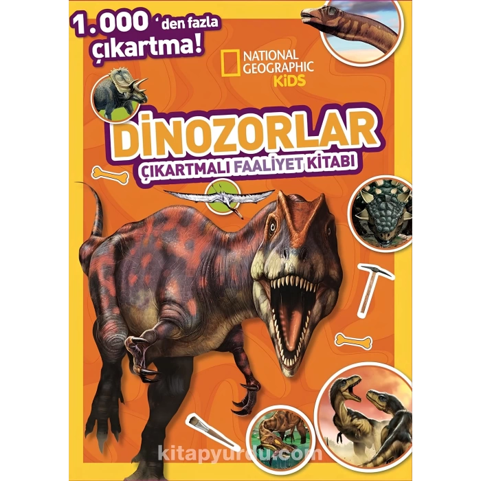 National Geographic Kids Dinozorlar Çıkartmalı Faaliyet Kitabı