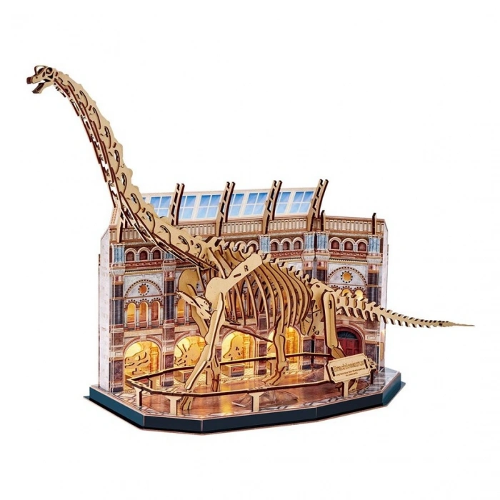 Natural Museum - Brachiosaurus 3D Puzzle Led Işıklı