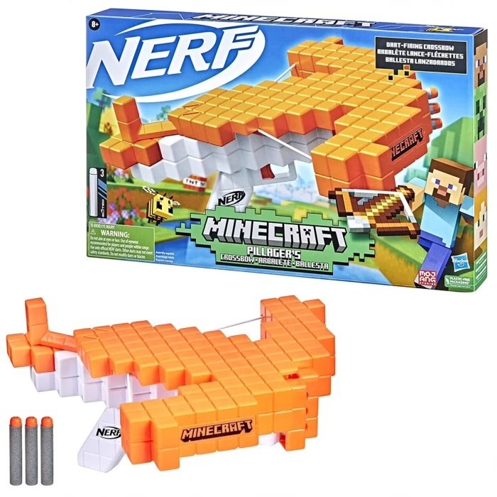 Nerf Minecraft Pillagers Crossbow F4415