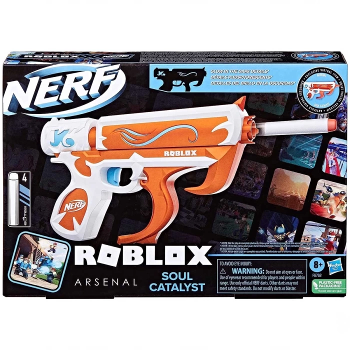 Nerf Roblox Arsenal Soul Catalyst Dart Tabancası F6762