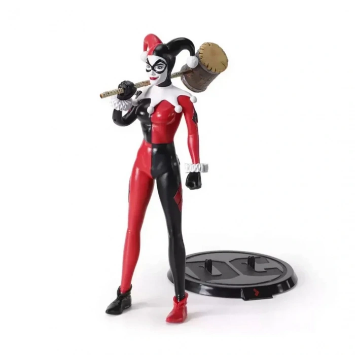 Noble Collection- Bendyfigs DC Harley Quinn- Jester