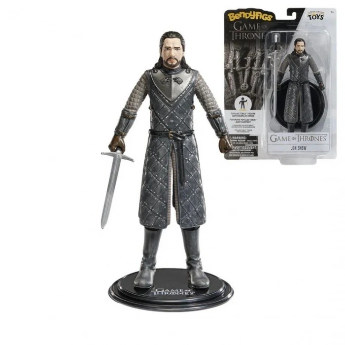 Noble Collection- Bendyfigs Game of Thrones- John Snow