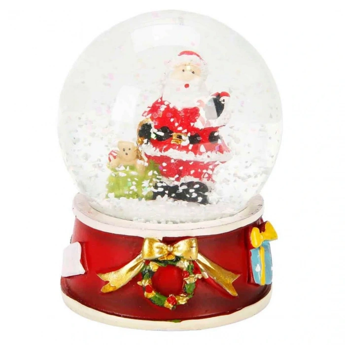 Noel Baba Figürlü Kar Küresi