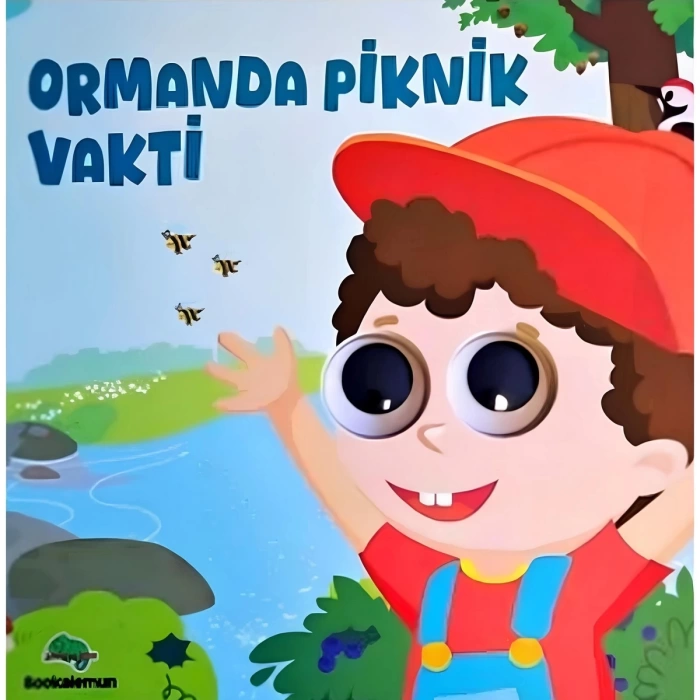 Ormanda Piknik Vakti Oynar Gözlü Kitap