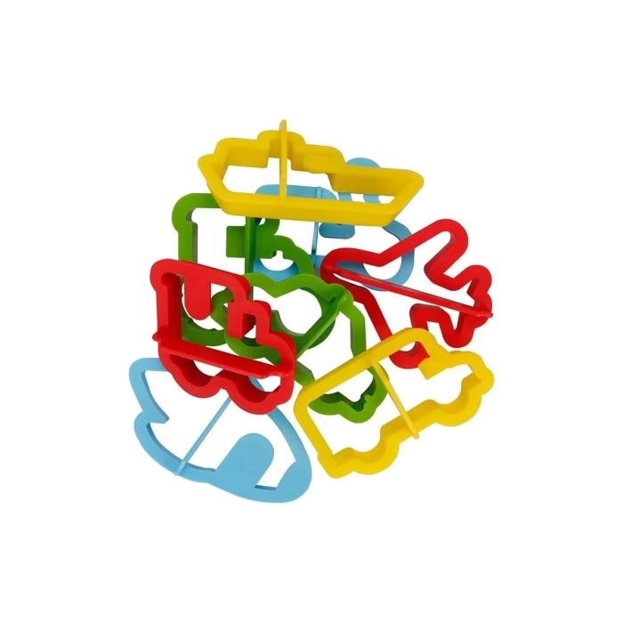 Oyun Hamuru Kalıbı Araçlar 8 Parça