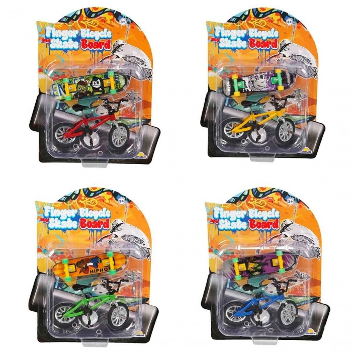 Parmak Bisikleti ve Kaykayı 2’li Set