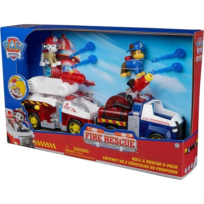 Paw Patrol, İtfaiye Kurtarma Araçları 2li Paket