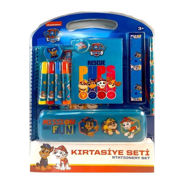 Paw Patrol Kırtasiye Seti Kalem Kutulu 11 Parça