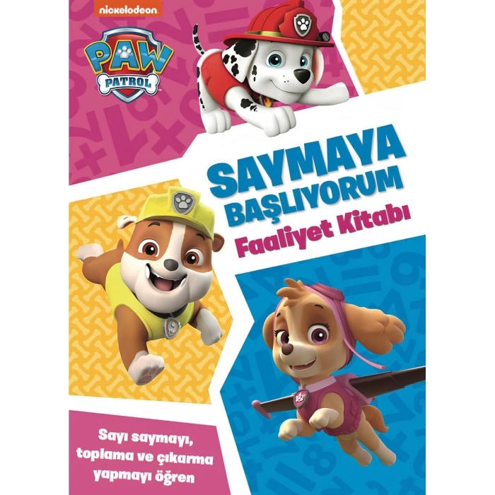 Paw Patrol Saymaya Başlıyorum Faaliyet Aktivite Kitabı 38093BT