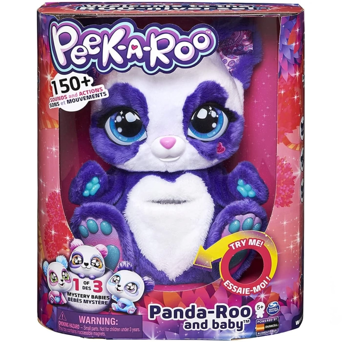 Peek-A-Roo Gizemli Bebek Etkileşimli Panda-Roo Peluş Oyuncak