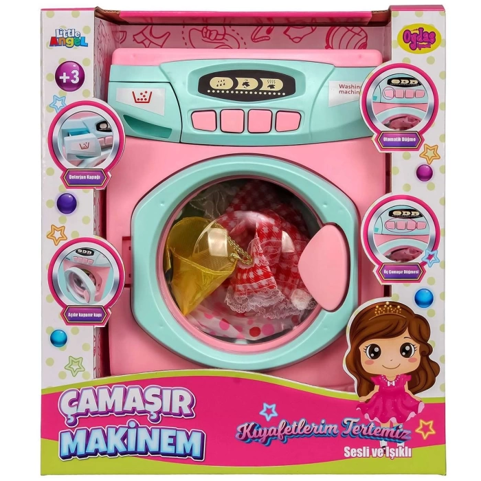 Pilli Büyük Boy Çamaşır Makinesi 02608