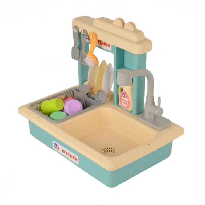 Pilli İnteraktif Lavabo Seti Turkuaz